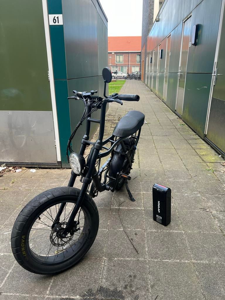 Knaap AMS 2021 E-bike - Fatbike, Fietsen en Brommers, Zo goed als nieuw, Minder dan 47 cm, 50 km per accu of meer, Ophalen