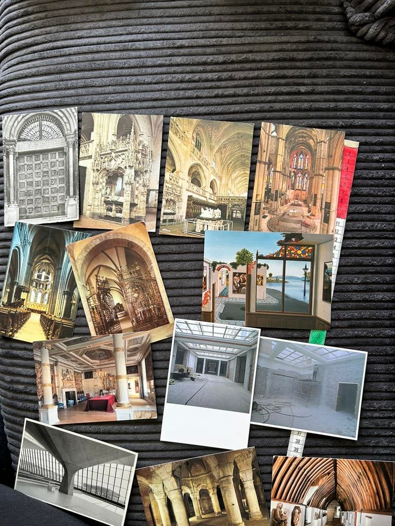 Paar oude kaarten gebouwen  allerlei, Ophalen of Verzenden, 1940 tot 1960, Ongelopen