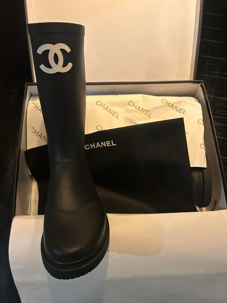 Chane laarzen, Ophalen of Verzenden, Nieuw, Zwart, Hoge laarzen