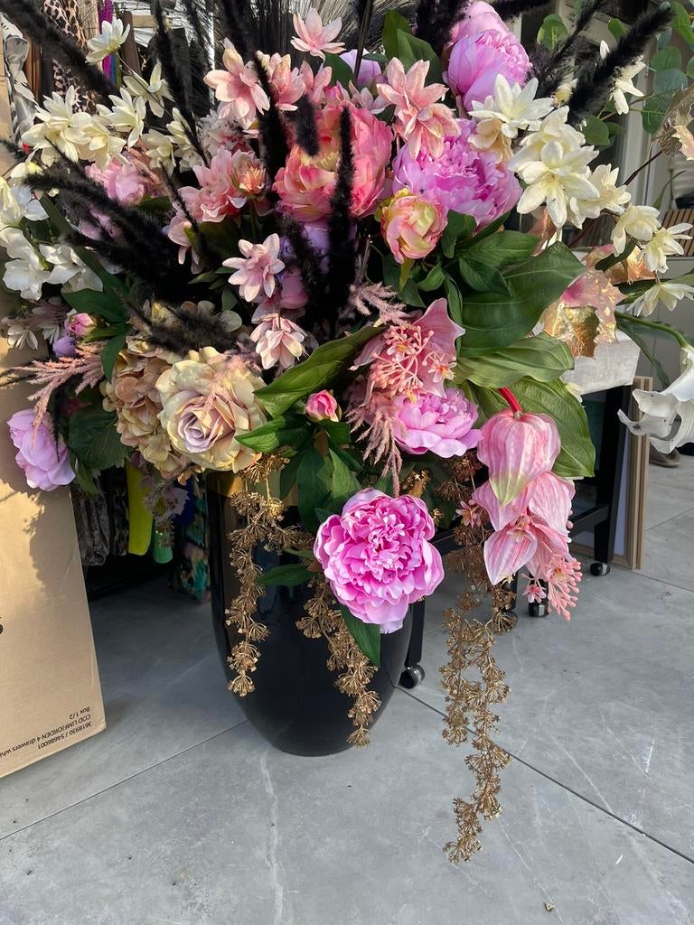 Bloemstuk vaas, Ophalen of Verzenden, Zo goed als nieuw