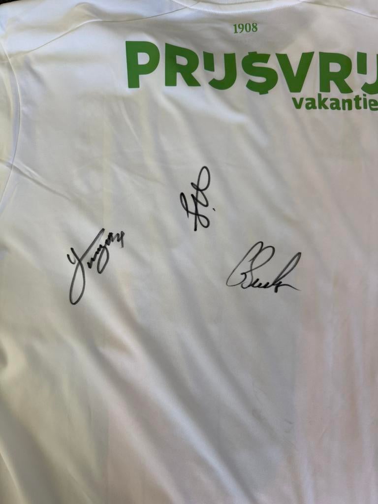 Gesigneerd Feyenoord shirt, Ophalen of Verzenden, Zo goed als nieuw, Feyenoord, Shirt