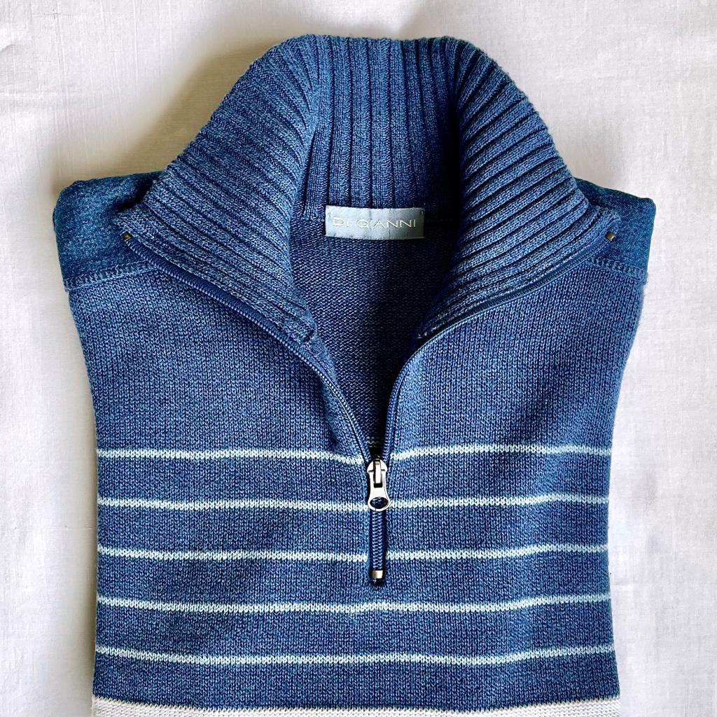 blauw-wit gestreepte trui van Di Gianni, Kleding | Dames, Maat 38/40 (M), Blauw, Ophalen of Verzenden, Gedragen