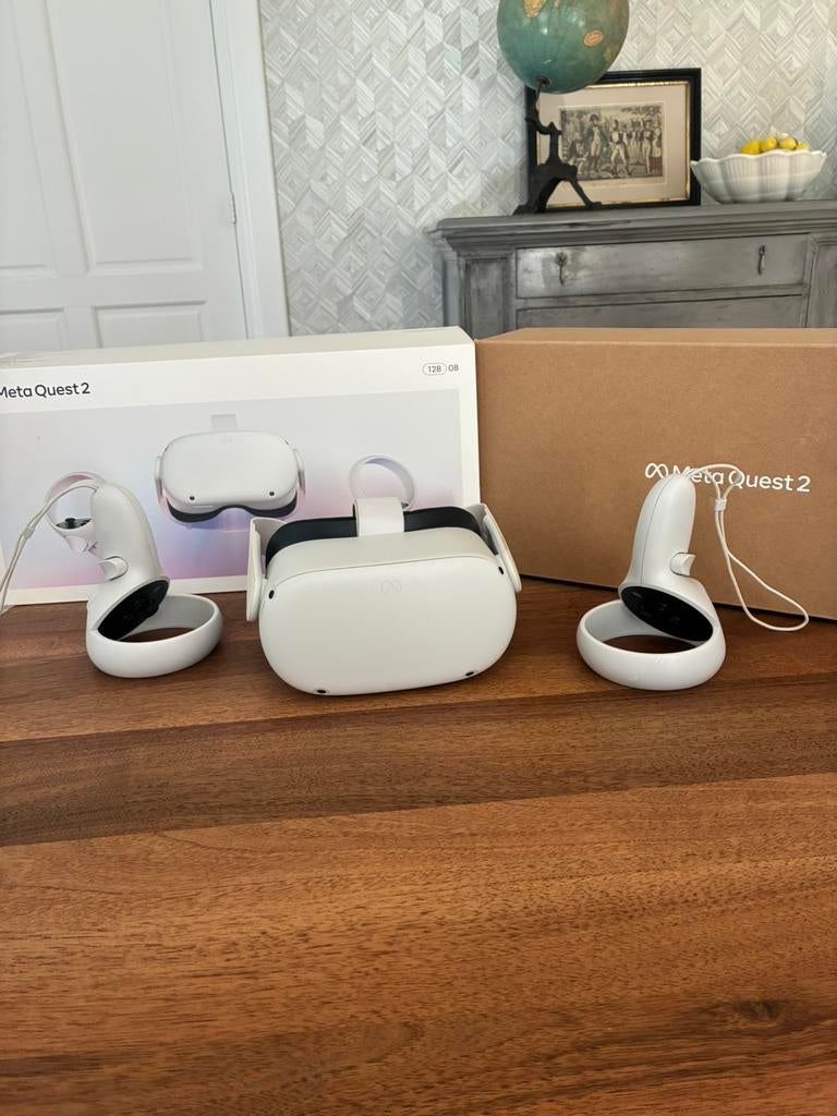 Oculus Meta Quest 2, Verzenden, Zo goed als nieuw, VR-bril, Overige platformen