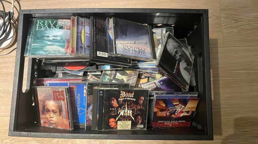 Krat vol cd’s, Cd's en Dvd's, 6 singles of meer, Ophalen of Verzenden, Zo goed als nieuw, Hiphop en Rap