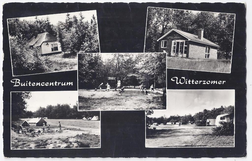 Assen witterzomer oude gelopen ansichtkaart (a2400 ), Verzenden, 1960 tot 1980, Gelopen, Drenthe