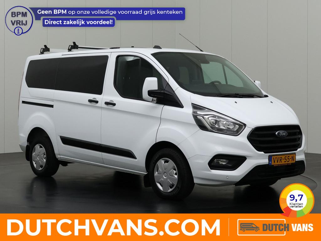 Ford Transit Custom 2.0TDCI 130PK Dubbele Cabine | Navigatie, Voorwielaandrijving, Stof, 4 cilinders, 2500 kg