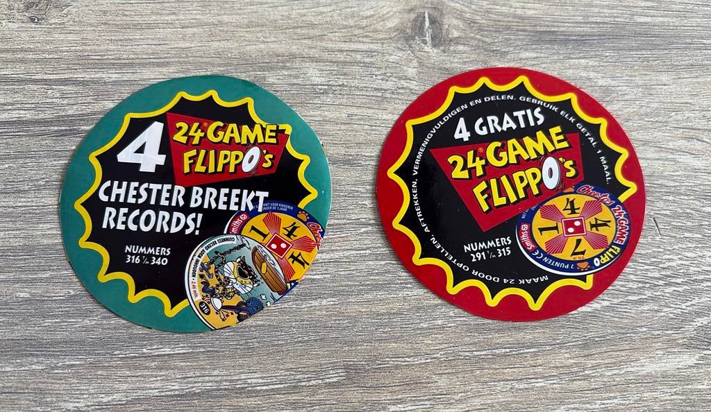Chips knipsels 24 game, Verzamelen, Ophalen of Verzenden, Losse flippo's