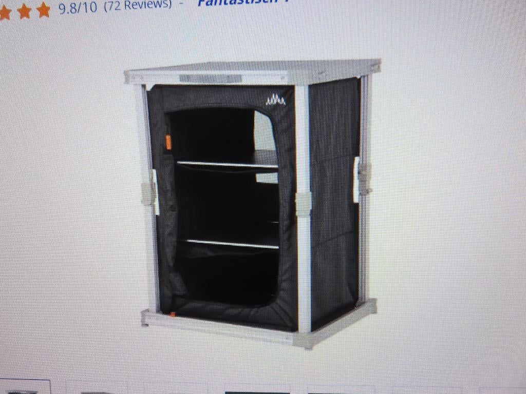 Campingkast inklapbaar tot koffer, Ophalen, Zo goed als nieuw, Campingkast