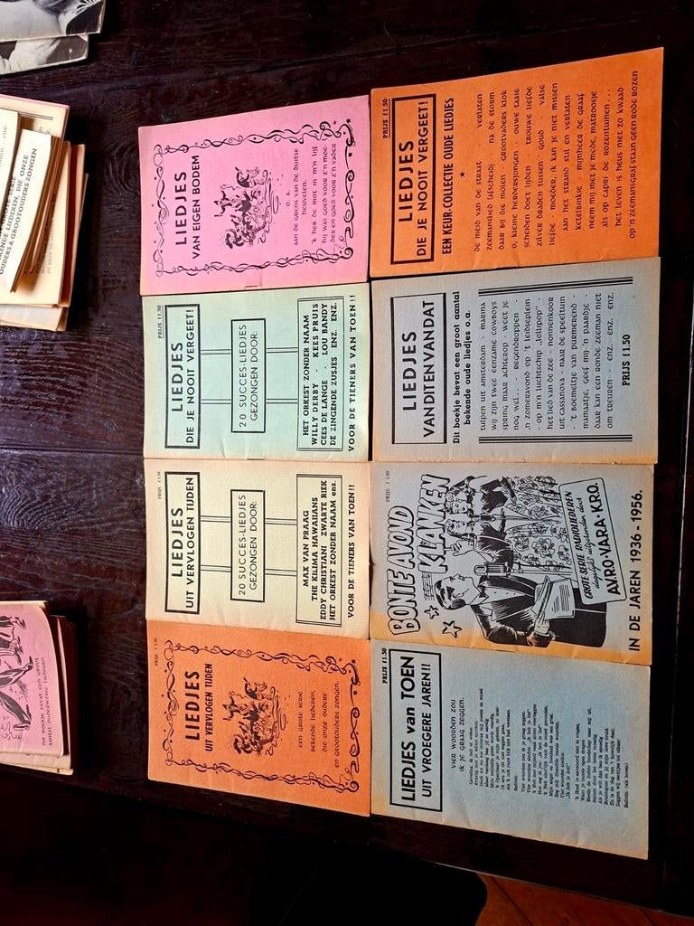 Vintage zangbundels vanaf plm.1920, Boeken, Ophalen of Verzenden, Gelezen