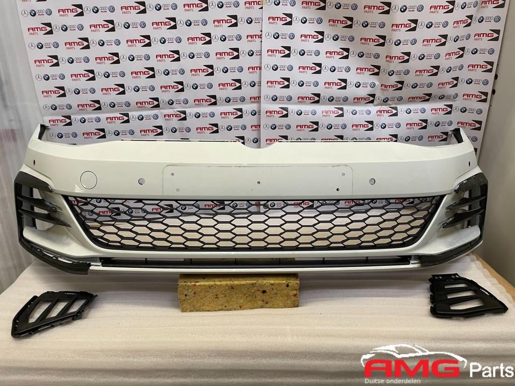Vw Golf 7.5 GTi Gtd Voorbumper Wit Facelift, Volkswagen, Volkswagen AG, Nieuw, Bumper