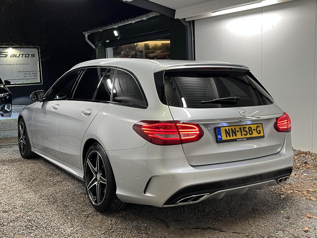 Mercedes-Benz C43 AMG Estate 450 4MATIC 368PK 5-2015 LED PAN, Auto's, Mercedes-Benz, 367 pk, 2996 cc, Leder, Vierwielaandrijving