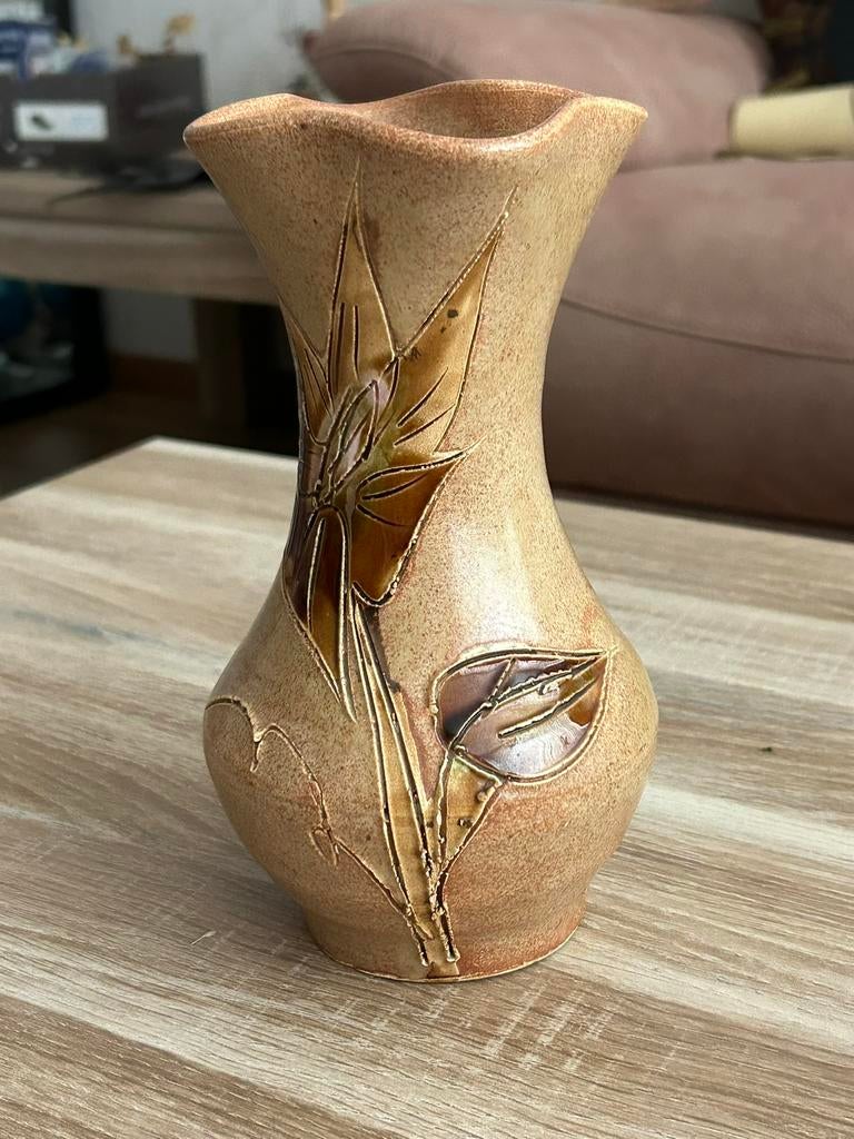 Franse vaas - Vallauris, Huis en Inrichting, Woonaccessoires | Vazen, Ophalen, Overige materialen, Overige kleuren, Zo goed als nieuw