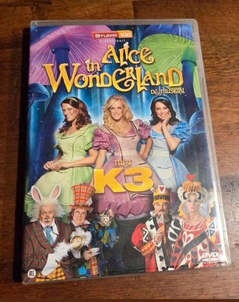 K3 Alice in Wonderland : De Musical - Dvd, Alle leeftijden, Ophalen of Verzenden