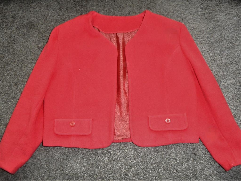 In goede staat verkerend kort jasje (oksel-oksel 54cm), Maat 42/44 (L), Oranje, Ophalen of Verzenden, Zo goed als nieuw