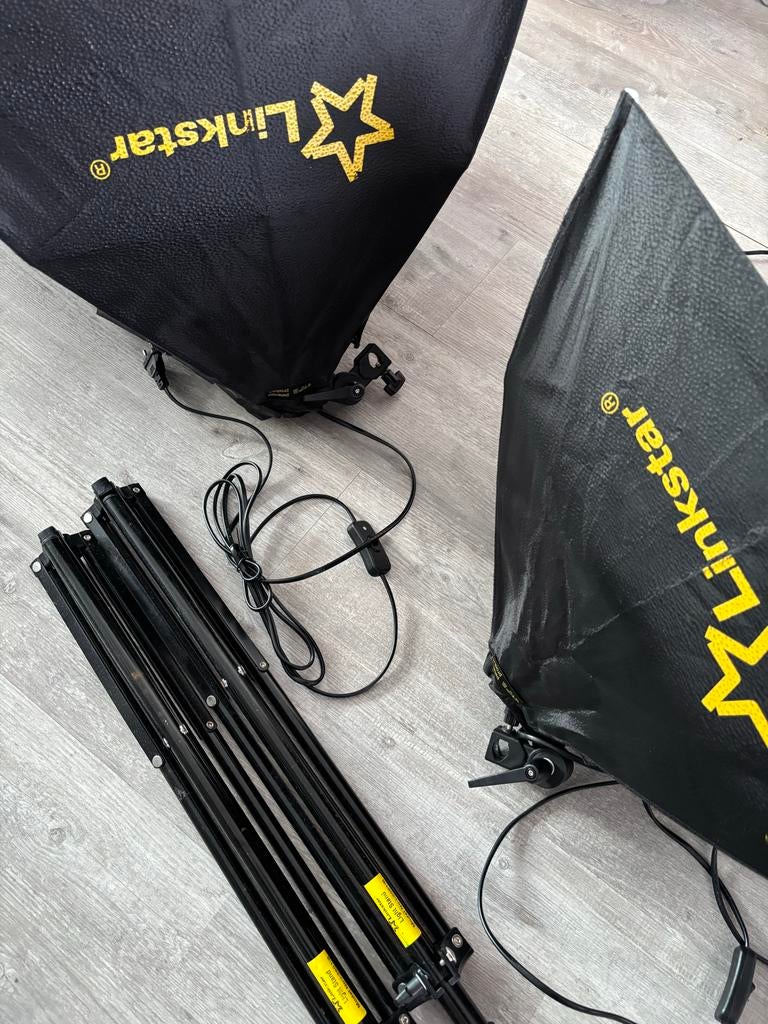 Linkstar Continu lichtset, Ophalen, Zo goed als nieuw, Lamp of Flitsset