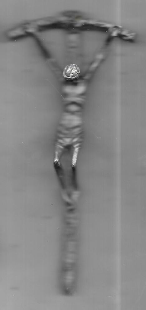 JEZUS AAN HETKRUIS METALEN UITVOERING, Ophalen of Verzenden