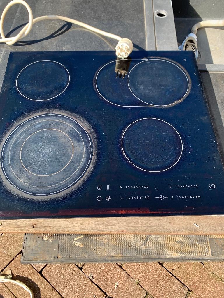 Keramische Kookplaat   gebruikt, Ophalen, Gebruikt, Keramisch, 4 kookzones