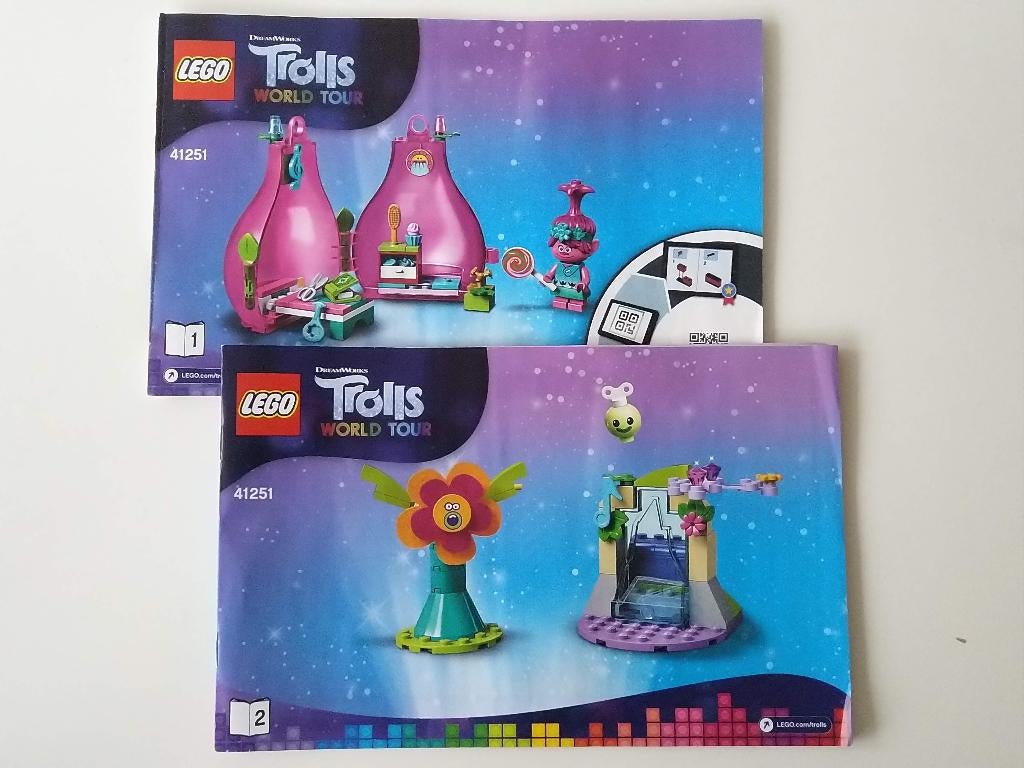 Lego Trolls 41251 Trolls Poppy Huisje, Compleet, Overige thema's, Lego, Ophalen of Verzenden