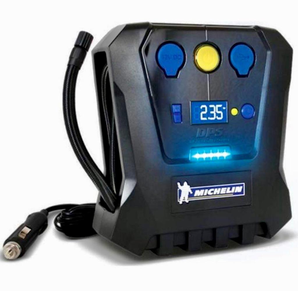Michelin Programmable 12V compressor from 0.05 bar to 7 bar, Doe-het-zelf en Verbouw, Compressors, Minder dan 25 liter, Ophalen