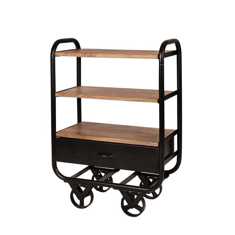 SHOWROOM Bakkerskar Keukentrolley Koffiewagen Kar Zwart, Info@dehanzeherten.nl, De Hanze Herten BV, Nieuw, Ophalen of Verzenden