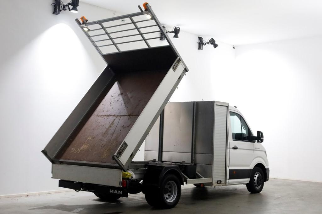 MAN TGE 5.180 2.0 177pk E6 L2H1 Kipper Dubbel Lucht Trekhaak, Auto's, Bestelauto's, Achterwielaandrijving, Gebruikt, Euro 6, 4 cilinders