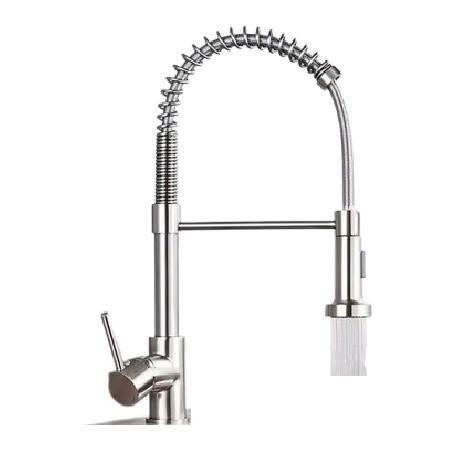 Chrome keukenmengkraan / keukenkraan met flexibele uitloop, Doe-het-zelf en Verbouw, Sanitair, Ophalen of Verzenden, Nieuw, Chroom