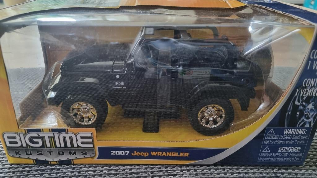 Bigtime Kustoms 2007 Jeep Wrangler, 1:24, Ophalen of Verzenden