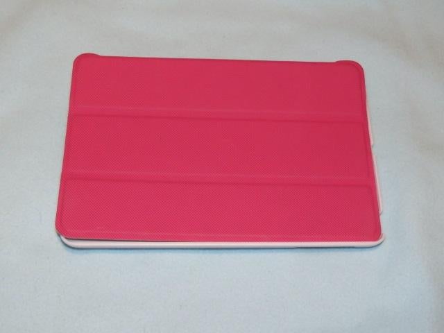 1 EURO OF GRATIS Roze tablethoes met oprolbare voorkant ZGAN, Ophalen, Zo goed als nieuw, 7 inch of minder, Bescherming voor- en achterkant