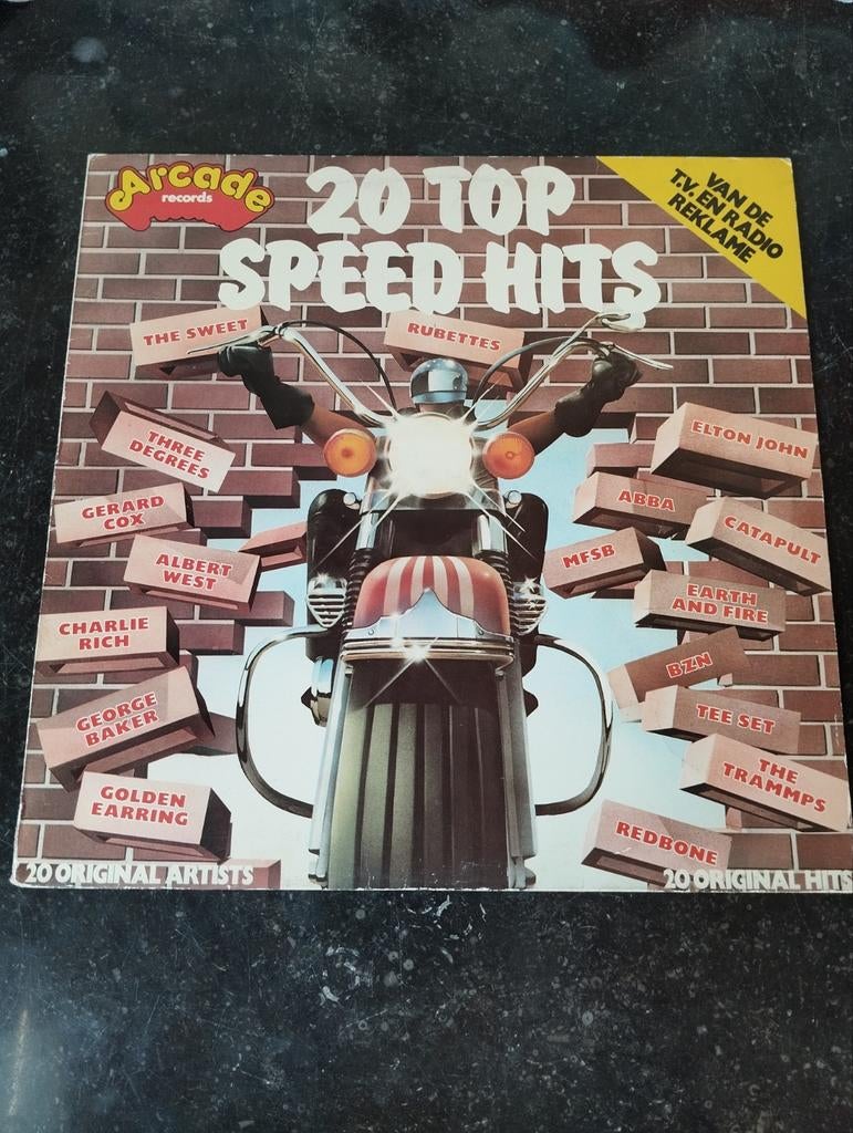 20 Top Speed Hits LP - Arcade Records '74 (ABBA, Elton John), Ophalen of Verzenden, Gebruikt, 12 inch