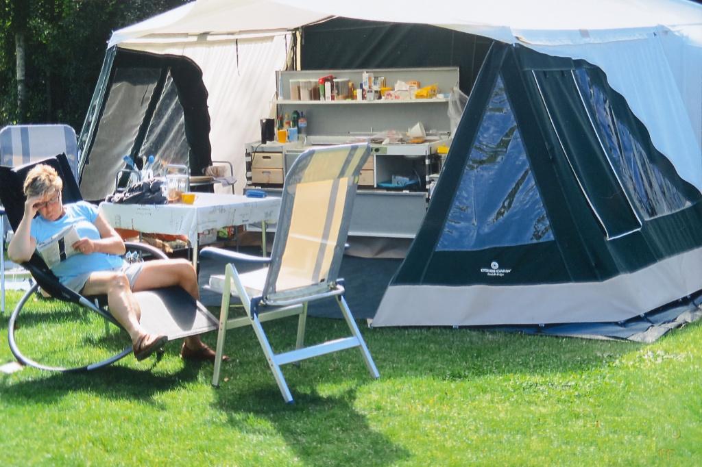 mooie en comfortabele Combi-Camp Country vouwwagen, Ophalen, Combi-Camp, Meerkleurig, Aanwezig