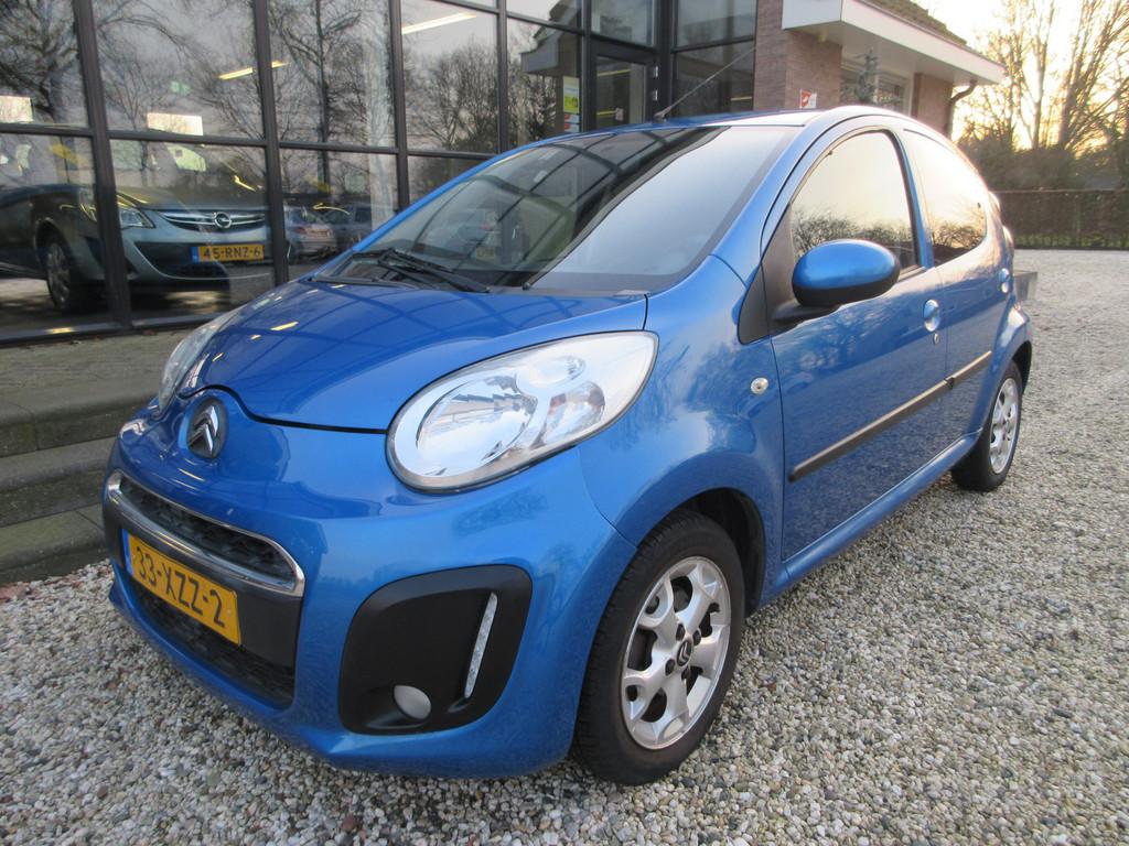 Citroën C1 Exclusive pdc leer airco (bj 2012), Auto's, Citroën, Voorwielaandrijving, Euro 5, Gebruikt, Zwart