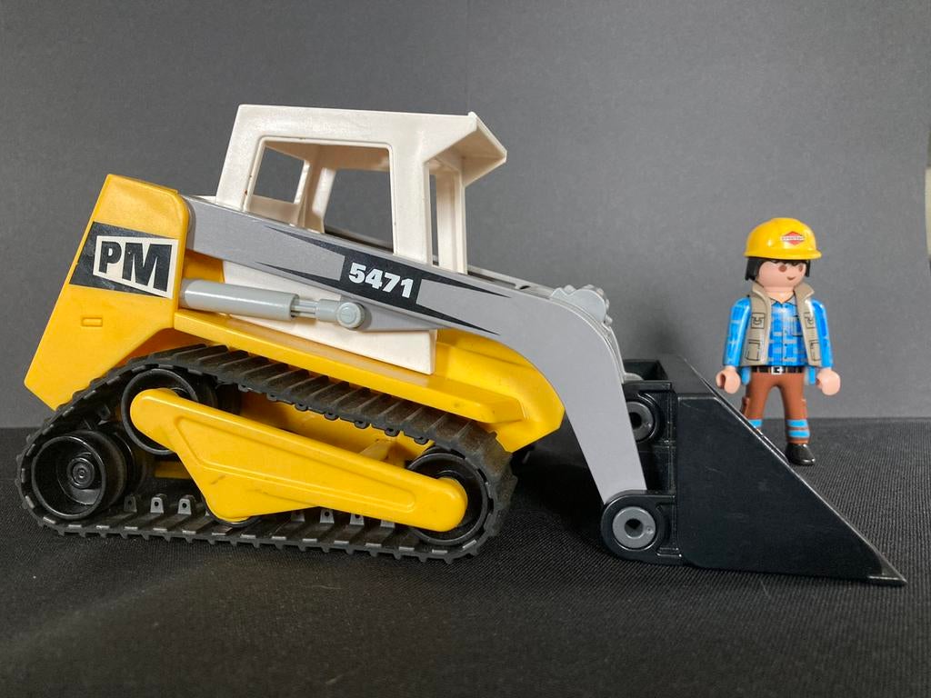 Playmobil rups bulldozer 5471., Ophalen of Verzenden, Zo goed als nieuw