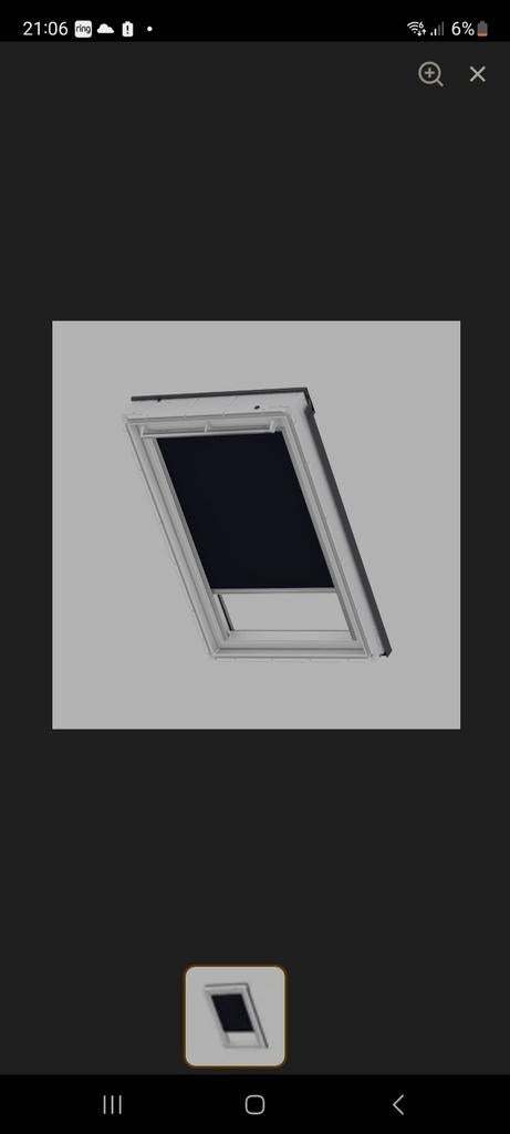Velux Verduisterend Rolgordijn DKL C02 1100S, Doe-het-zelf en Verbouw, Glas en Ramen, Minder dan 80 cm, Minder dan 80 cm, Nieuw