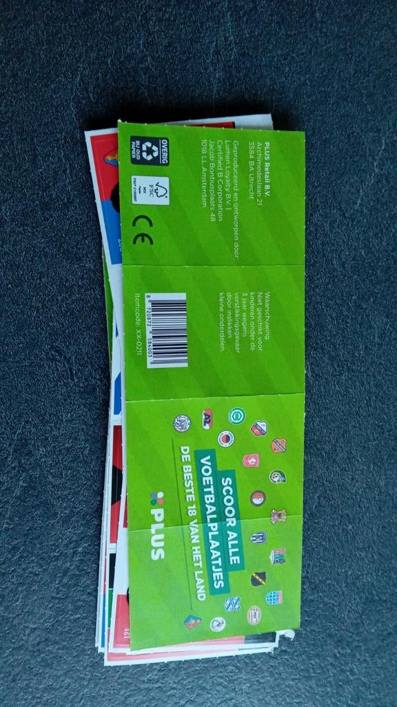 Voetbal stickers, Ophalen, Nieuw, Buitenlandse clubs, Poster, Plaatje of Sticker