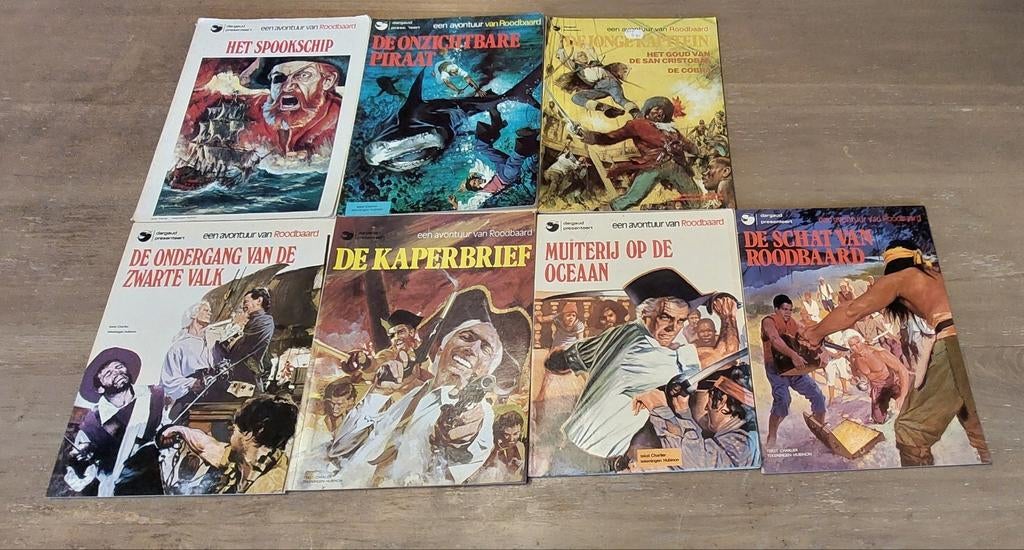 Roodbaard stripboeken collectie - 7 delen, Ophalen of Verzenden, Gelezen