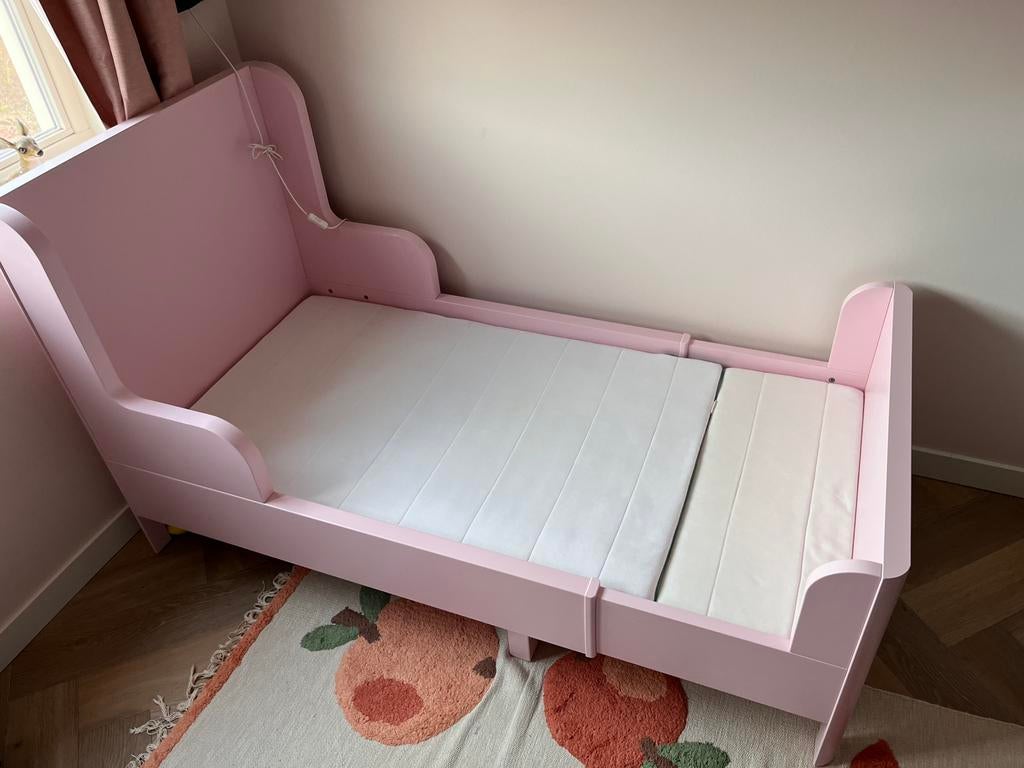 IKEA meegroeibed Busunge met matras, Ophalen, 70 tot 85 cm, Zo goed als nieuw, Lattenbodem