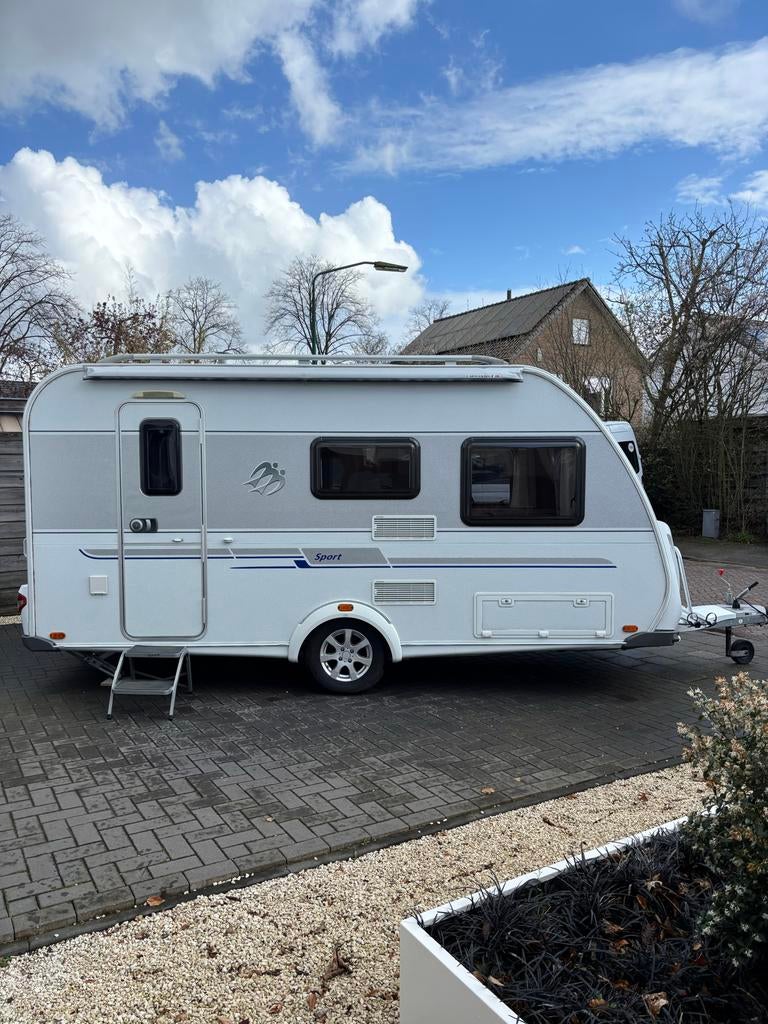 Knaus 420QD Sport 2012, Caravans en Kamperen, Caravans, Omvormbare zithoek, Particulier, 5 tot 6 meter, Knaus