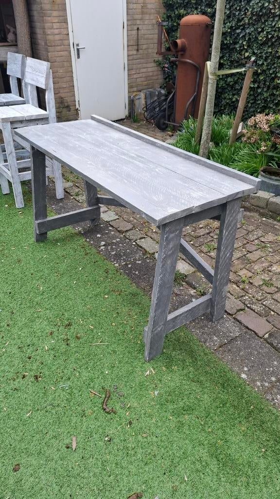 Steigerhouten bureau,werkbanken,plantentafel, Ophalen, Gebruikt, Hout