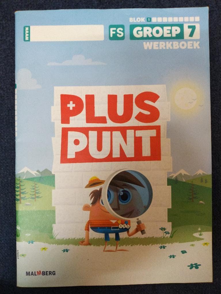 Pluspunt Versie 4 - Werkboek Groep 7 - Blok 1 - 7FS, Boeken, Ophalen of Verzenden, Nieuw, Overige niveaus, Overige vakken