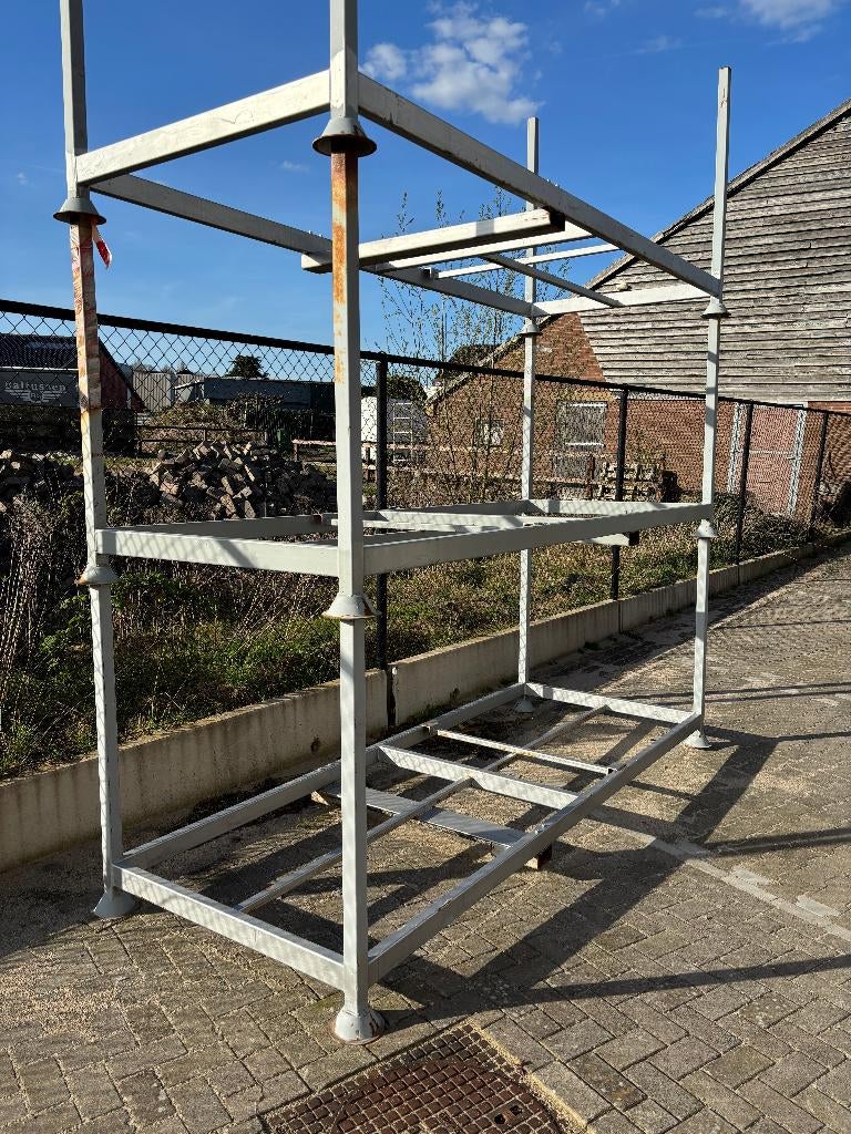 rek stapelrek transportrek voor opslag/transport, Ophalen, Zo goed als nieuw