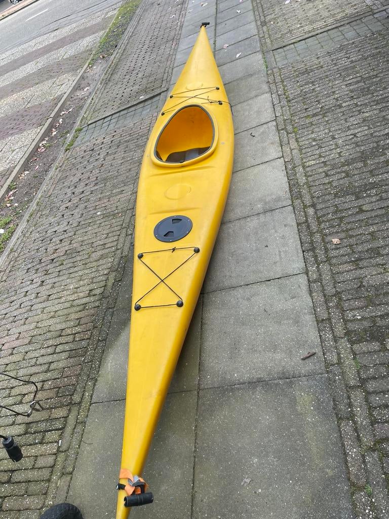 Kajak 4,5 meter, Watersport en Boten, Kano's, Ophalen, Gebruikt, Eén persoon, Kajak