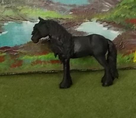 Fries 10 - zo groot als Schleich, Ophalen of Verzenden, Nieuw, Paard, Beeldje of Figuurtje