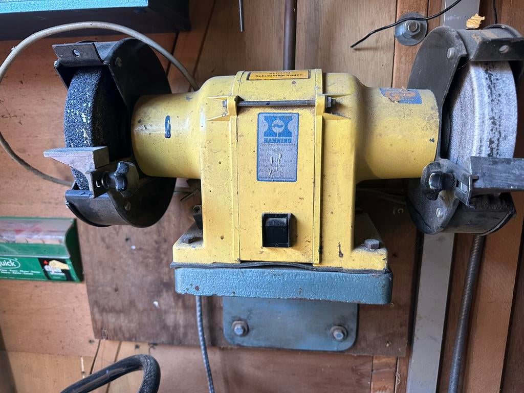 Banning werkbankslijpmachine, Ophalen, Gebruikt, Minder dan 700 watt, Werkbankslijpmachine