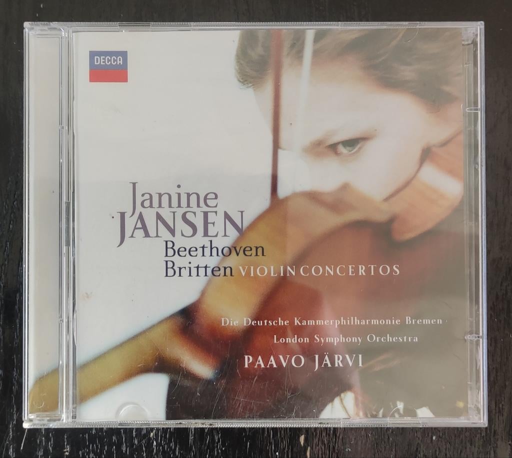 Beethoven/Britten: vioolconcerten. Janine Jansen, Ophalen of Verzenden, Zo goed als nieuw