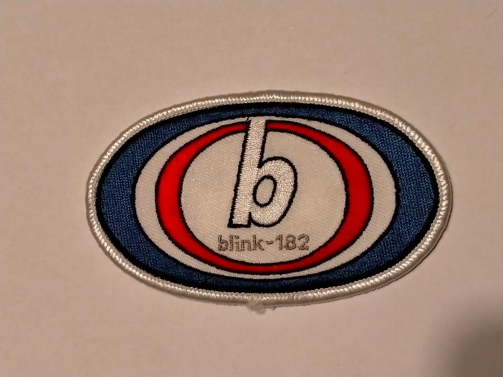 Blink-182 Blink 182 rock muziek logo patch embleem band, Ophalen of Verzenden, Nieuw, Kleding