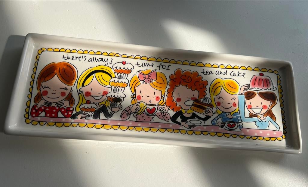 Blond Amsterdam cakeschaal en eierdopjes, Gebruikt, Blond Amsterdam, Overige typen, Ophalen of Verzenden