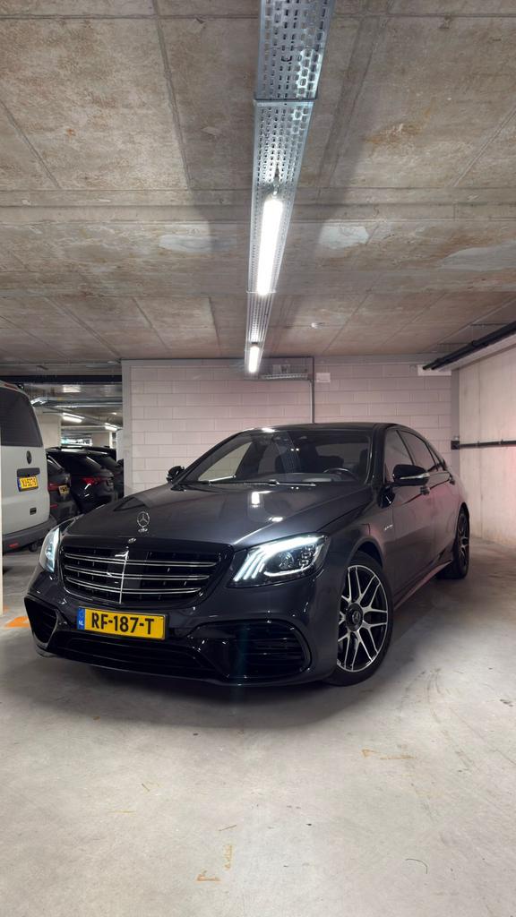 Mercedes-Benz S-Klasse 700PK 4.0 S63 AMG L 4Matic 2017 Zwart, Auto's, Automaat, 4 stoelen, Zwart, 612 pk