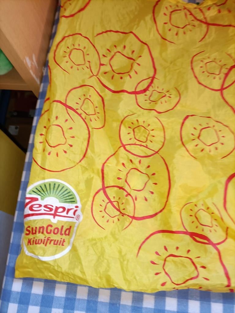 Zespri kiwi opvouwbare tas, Ophalen of Verzenden, Zo goed als nieuw, Gebruiksvoorwerp