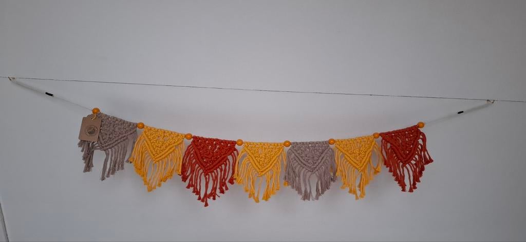 Macrame vlaggenlijn, Ophalen of Verzenden, Nieuw