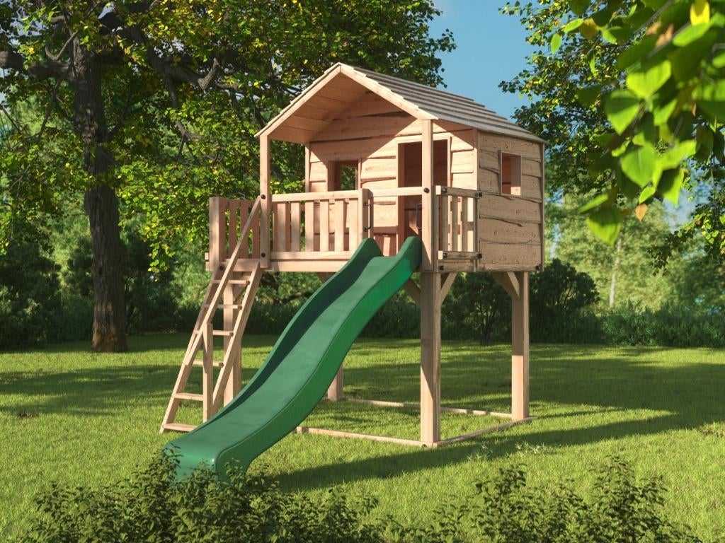 BOOMHUT PALEIS speeltoren speelhuis klimtoren speeltoestel, Ophalen, Nieuw, Schommel, Aanbouwonderdeel